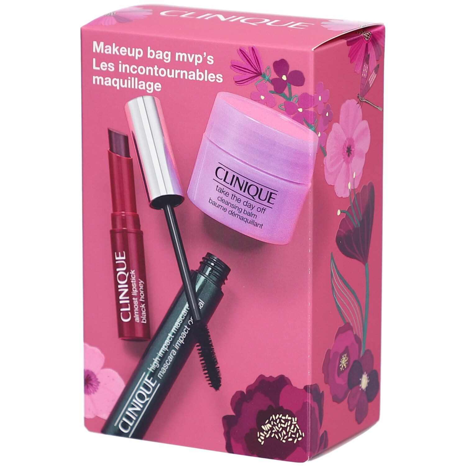 Clinique Makeup Bag MVPs Set, 3-piece