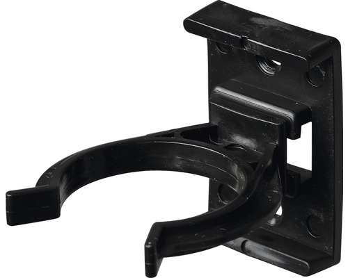 Hettich Clip for rectangular base adjustment foot, black plastic, 2 pieces