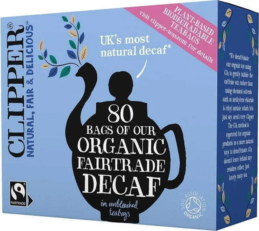Clipper Organic Decaf Tea - 80 tea bags 232g