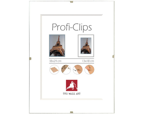 The Wall Clip frame anti-reflective glass 18x24 cm
