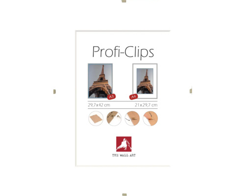 The Wall Clip frame anti-reflective glass 29.7x42 cm (DIN A3)