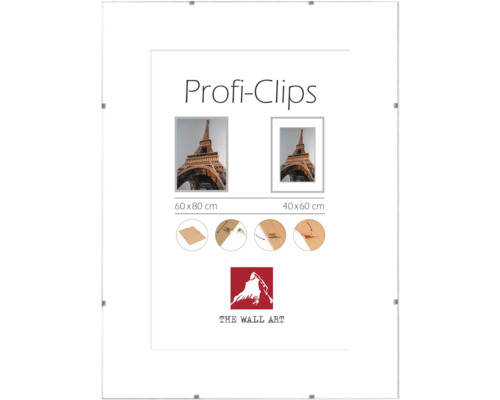 The Wall Clip frame anti-reflective glass 60x80 cm