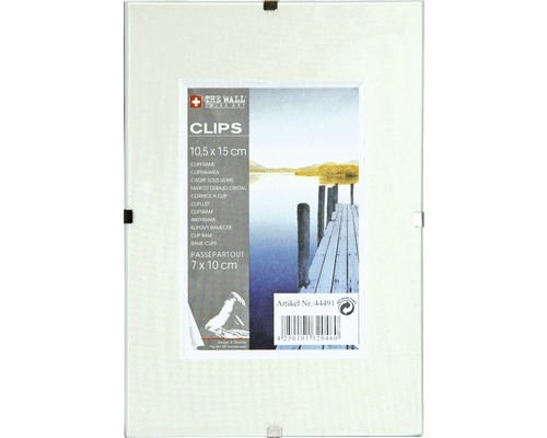 The Wall Clip frame normal glass 10.5x15 cm (DIN A6)