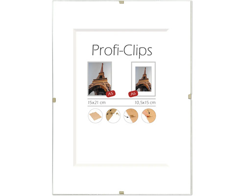 The Wall Clip frame normal glass 15x21 cm (DIN A5)