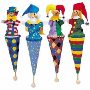 Goki Clown Puppet