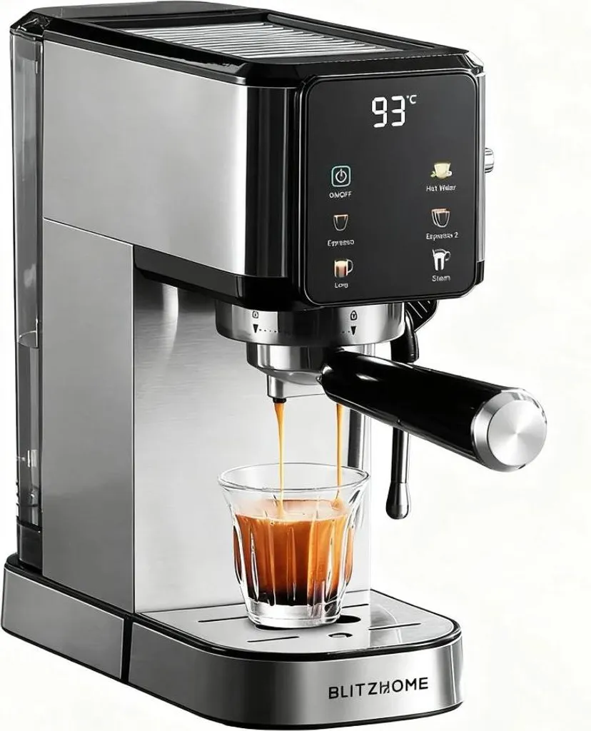 StarTech CM5105 - Semi-automatic espresso machine - 20 bar - 1350 W - Touchscreen - Cup warmer - 1 l removable water tank - EU plug