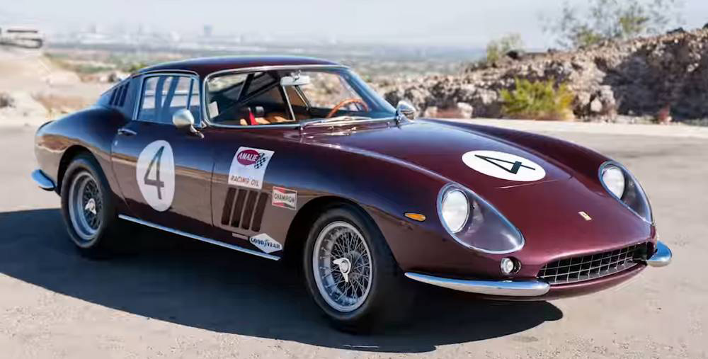 CMC Ferrari Gtb C Chassis Burgundy