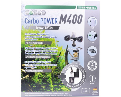 CO2 fertilizer set DENNERLE reusable Carbo POWER M400 Special Edition