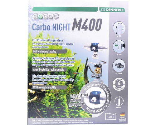 CO2 fertilizer set reusable Carbo NIGHT M400