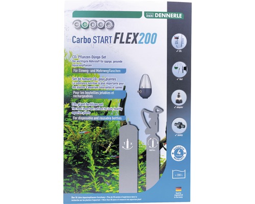 CO2 plant fertilizer set DENNERLE CarboSTART Flex200