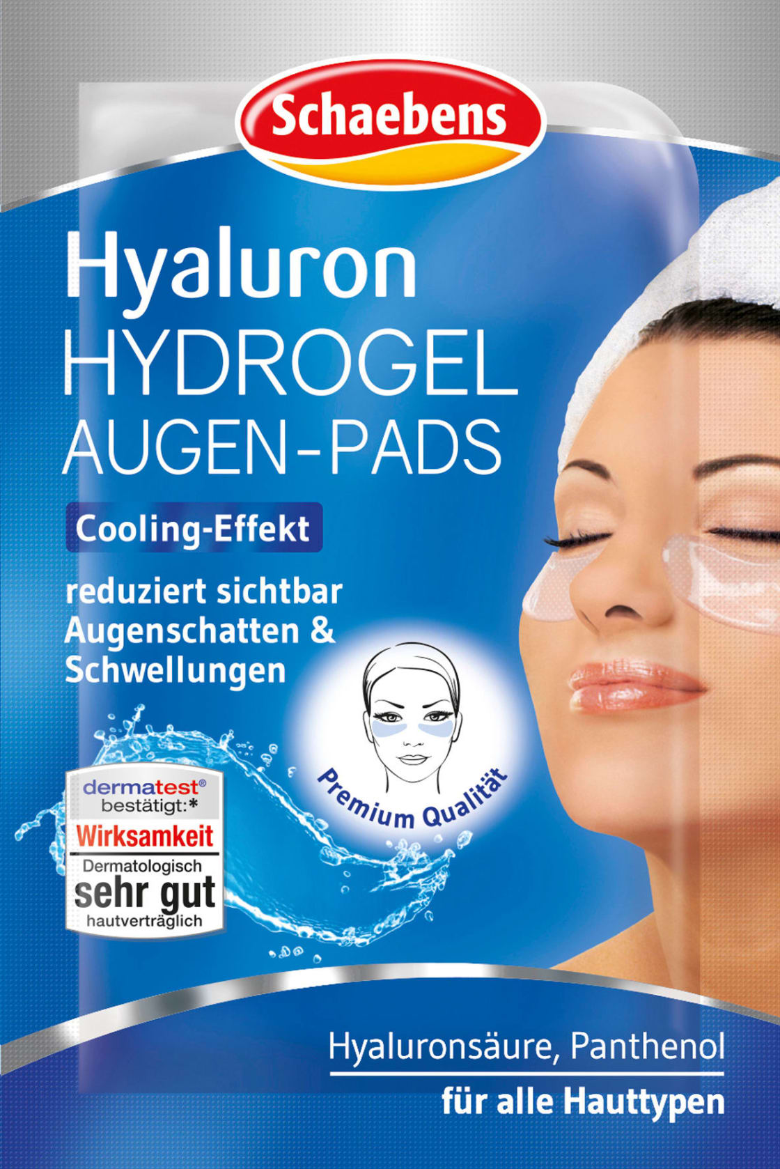 Schaebens Eye Pads Hyaluron Hydrogel, 1 Pc