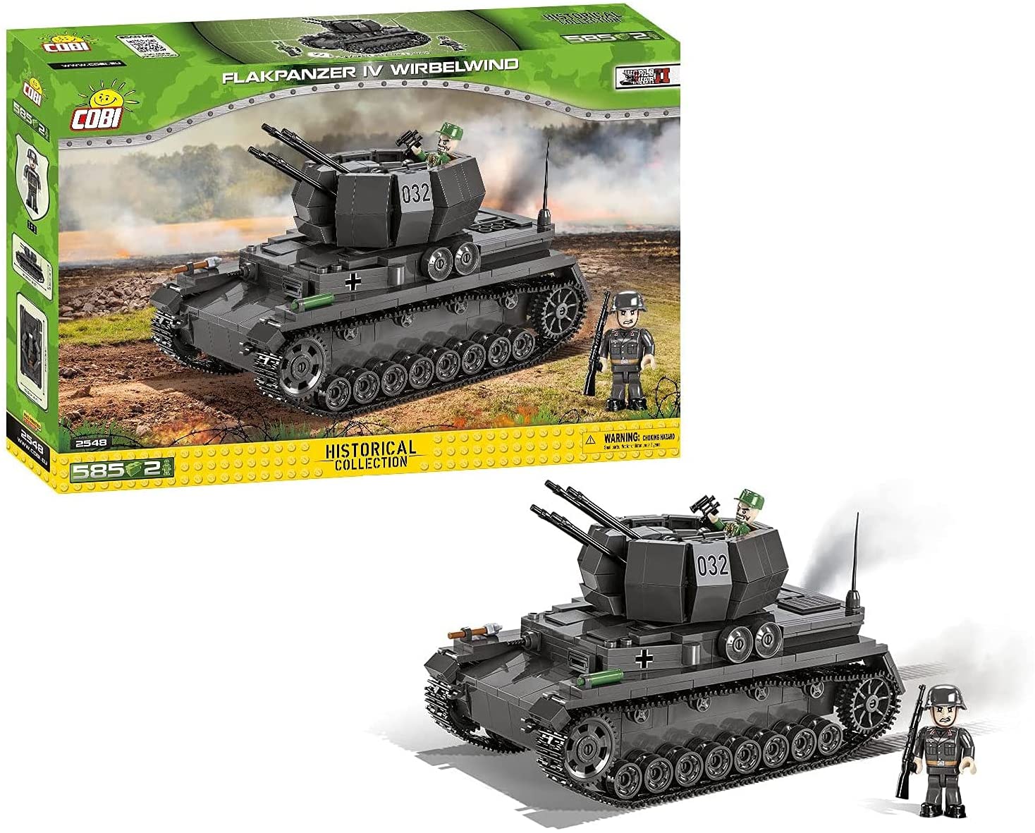 Cobi Factory SA Cobi 2548 - Flakpanzer IV Whirlwind gray (590 pieces) - New 2021