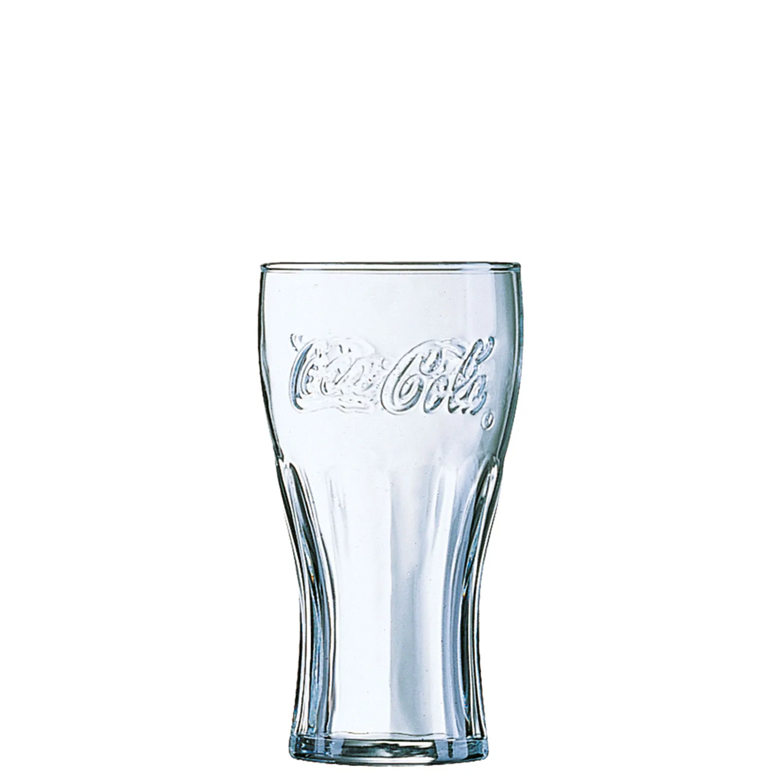 Coca-Cola contour glass 27 cl No. FH27 with fill line 0.2 ltr. |-|, Capacity: 270 ml, Height: 131 mm, 6 sets