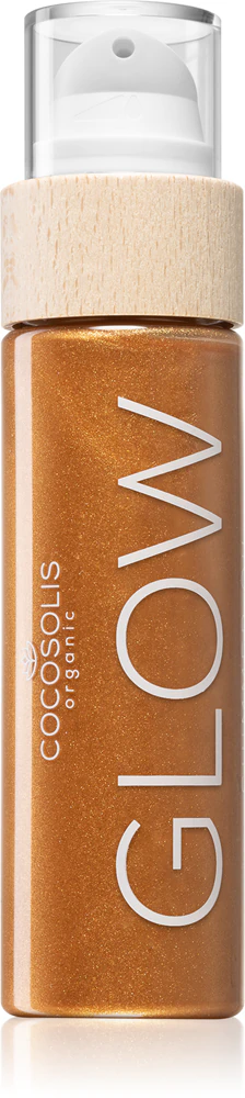 COCOSOLIS GLOW oil for a radiant shine with glitter particles