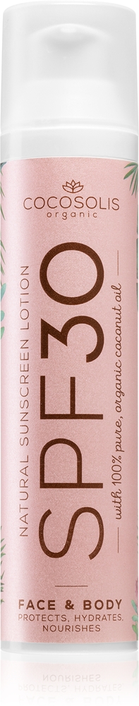 COCOSOLIS Natural Sunscreen Lotion Sunscreen Cream SPF 30