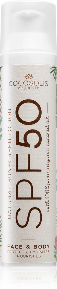 COCOSOLIS Natural Sunscreen Lotion Sunscreen Cream SPF 50