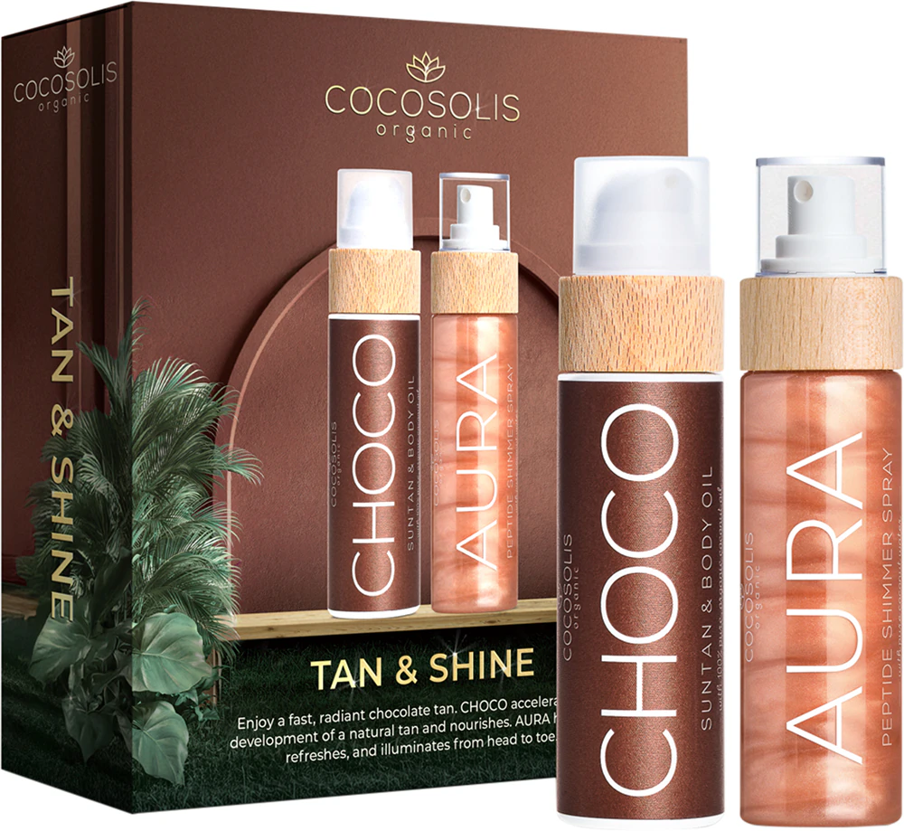 COCOSOLIS Tan & Shine gift set for a more pronounced tan