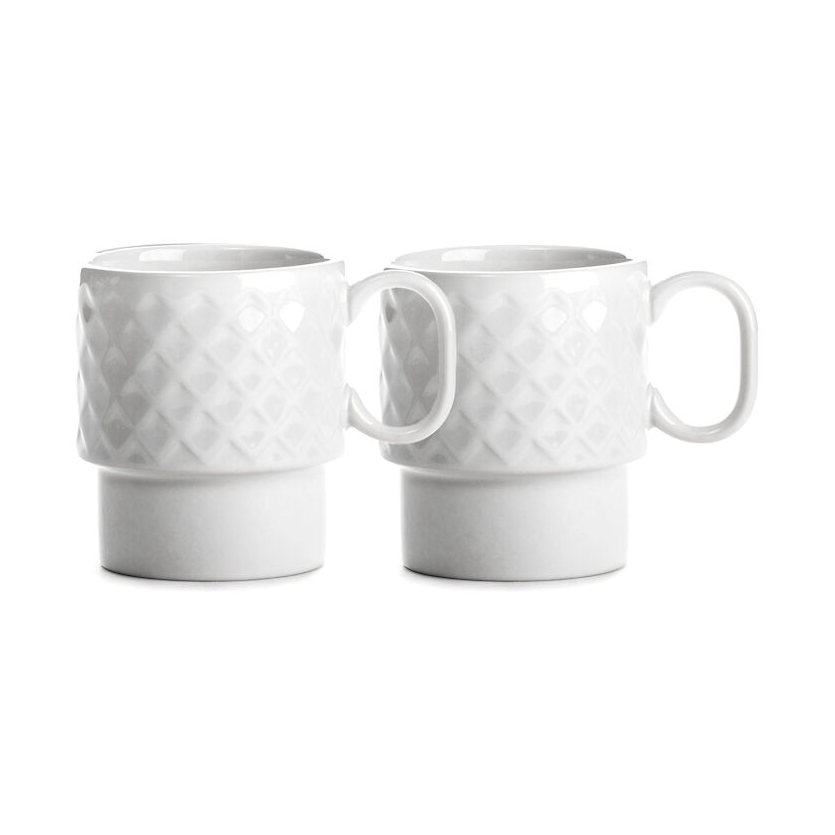 Sagaform Coffee & More Coffee Cup 2-Pack, White