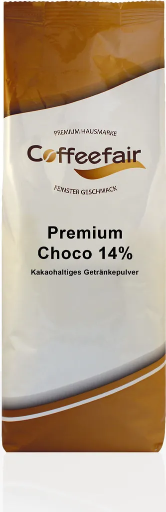Coffeefair GmbH Coffeefair Premium Choco Cocoa 10 x 1kg, cocoa powder 14% full-bodied chocolatey