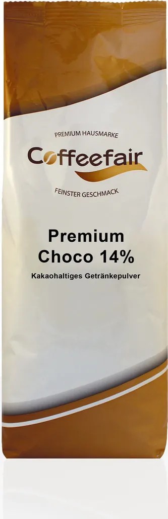 Coffeefair GmbH Coffeefair Premium Choco Cocoa 1kg, cocoa powder 14% full-bodied chocolatey