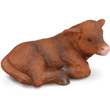 Collecta Scottish Highland Calf Lying