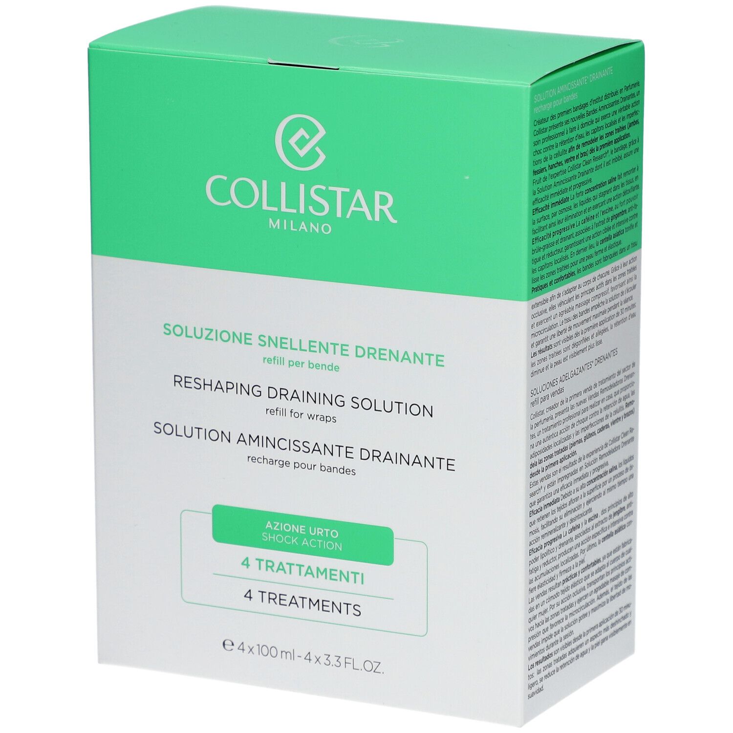 Collistar Slimming Strip Drains, 4 x 100 ml