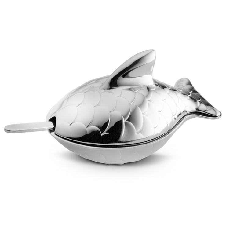 Alessi Colombina Fish Salt Bowl