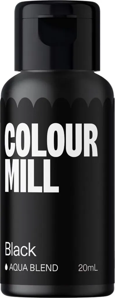 Color Mill Aqua Blend Food Coloring Black 20 ml