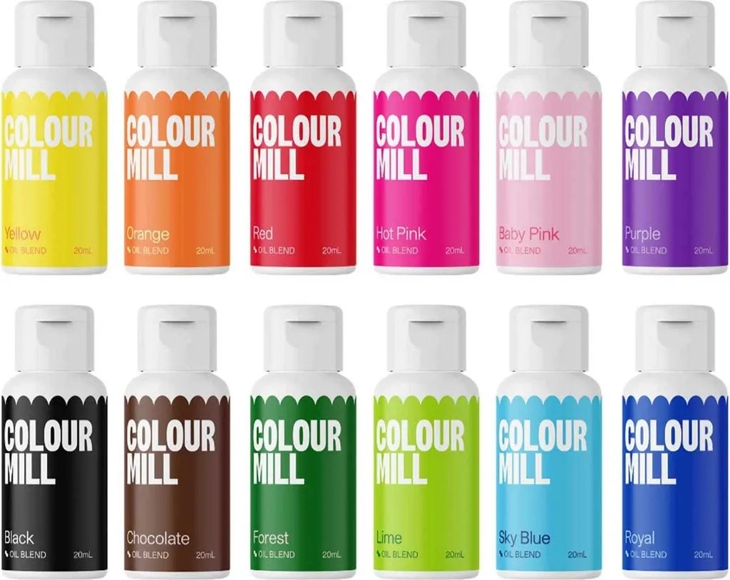 Colour Mill Food Coloring Quick Starter Set 12x 20ml