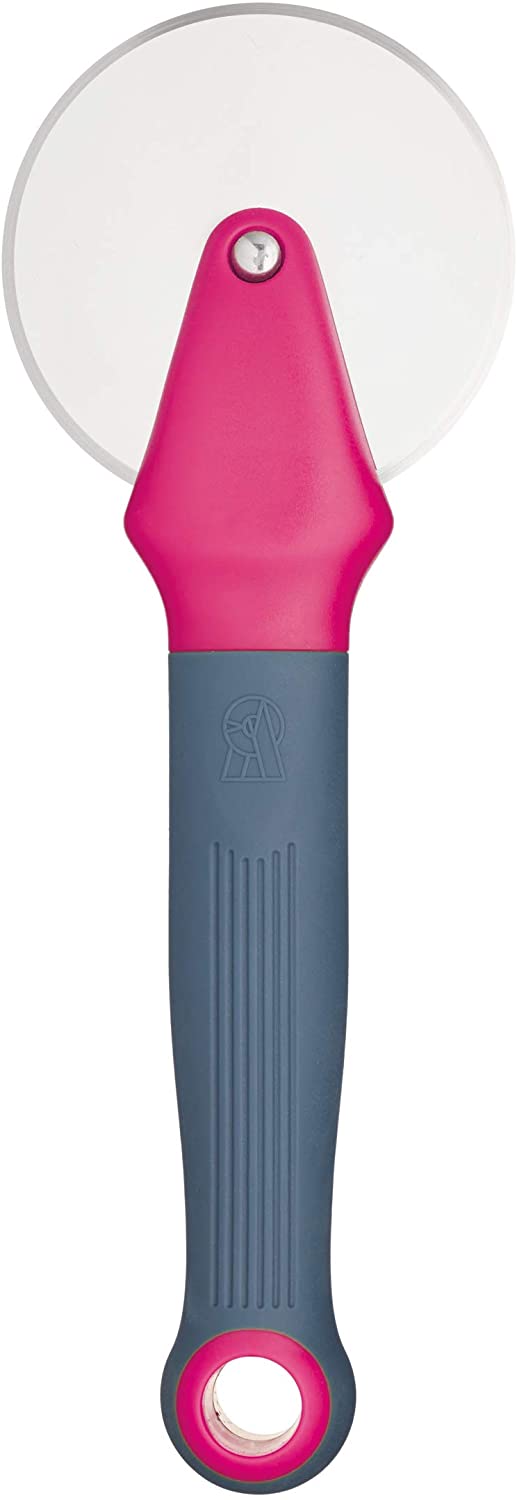 KitchenCraft Colourworks CWBRPIZPUR Pizza Cutter Stainless Steel Plum