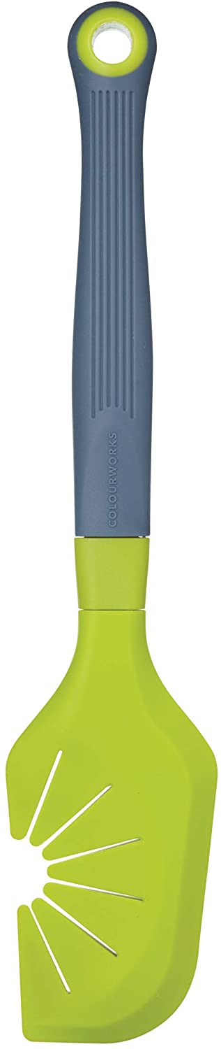 KitchenCraft Colourworks CWBRSWIPGRN Silicone The Swip\' Turner and Whisk Apple