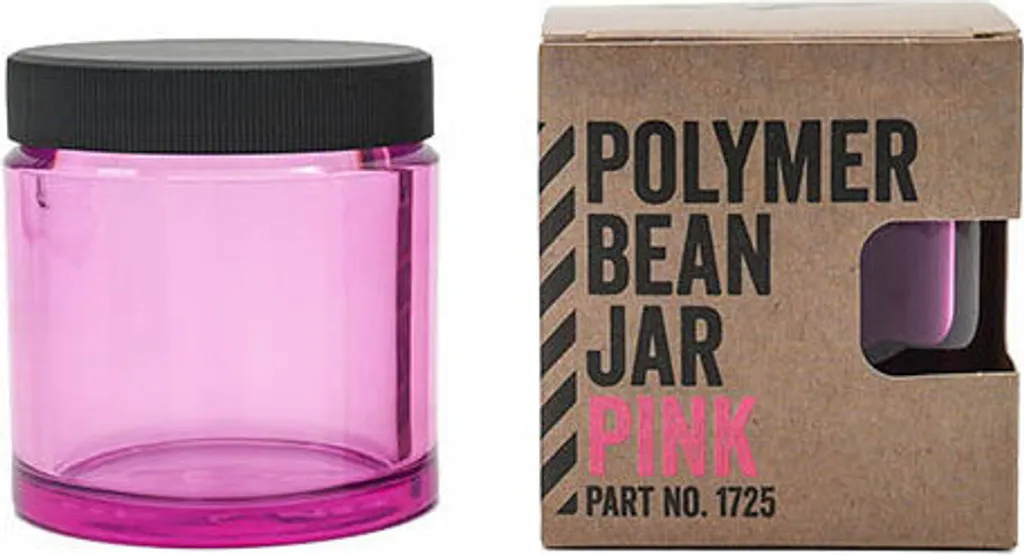 Comandante Polymer Bean Jar Bean Container with Lid Pink