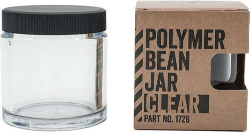 Comandante Polymer Bean Jar Bean Container with Lid Transparent