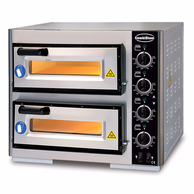 Combisteel double pizza oven for 2 x 1 pizza Ø39mm