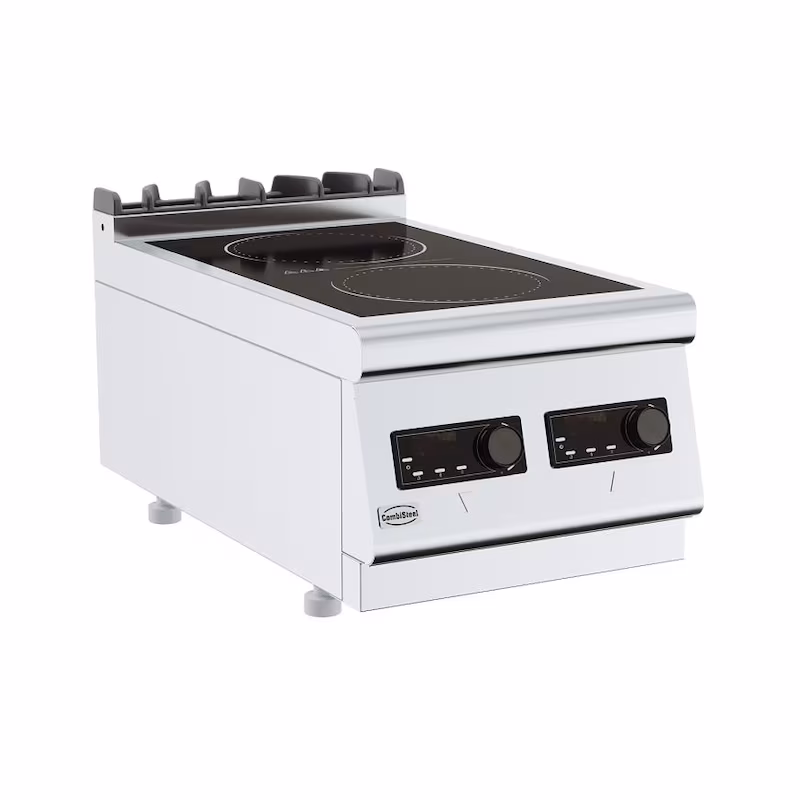 Combisteel electric induction hob with 2 plates and 230V