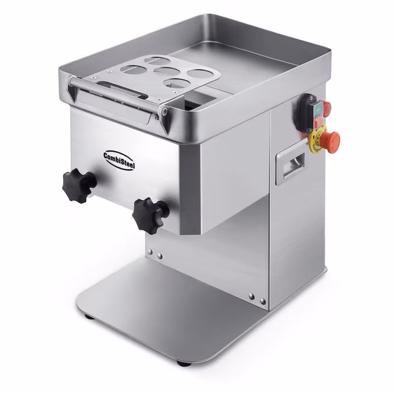 Combisteel meat slicer with 3mm blade and 250kg/h