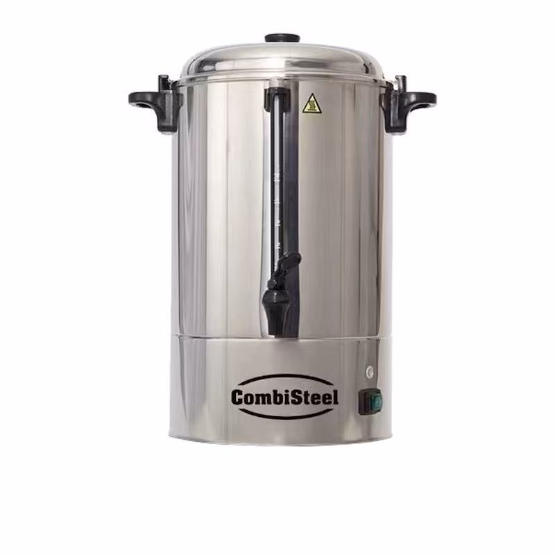 Combisteel Coffee Percolator with 1 liter capacity - 60 cups, double-walled