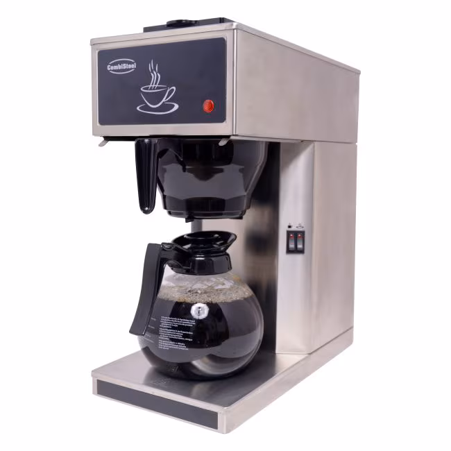 Combisteel coffee machine with 1 glass carafe (1.8 liters) and 1.8 liters/5 min