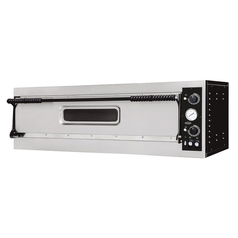 Combisteel Enkel pizza oven with window for 3 pizzas Ø350mm and 400V