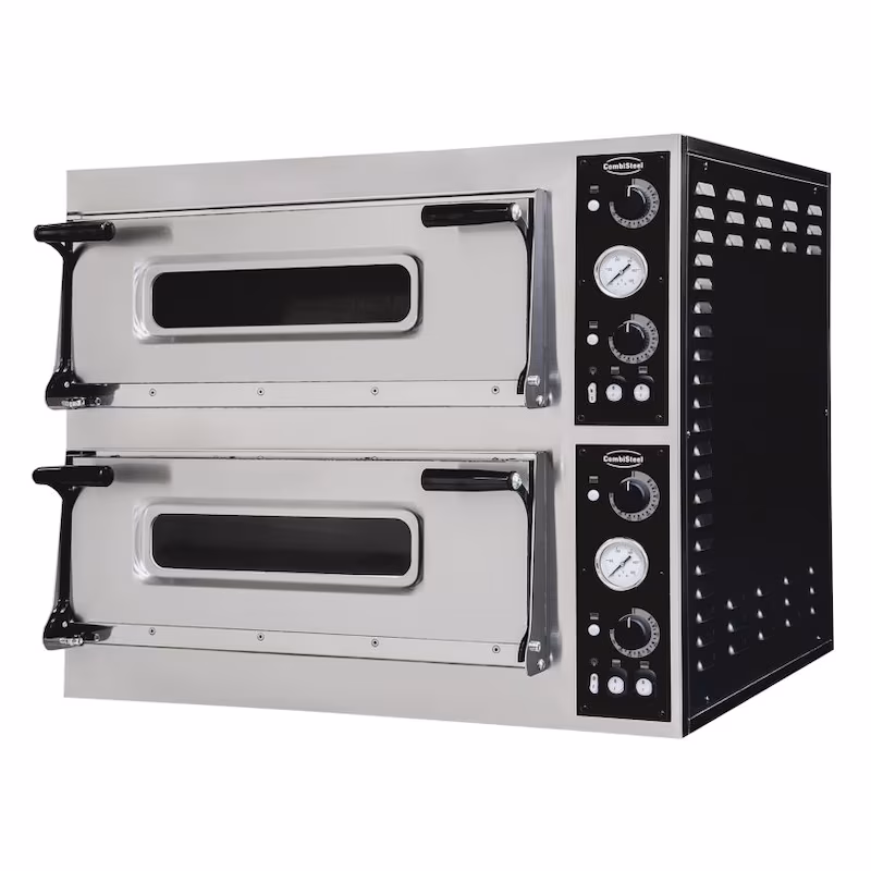 Combisteel pizza oven with 2x2 heating plates and 2x4 pizzas Ø400mm 400V