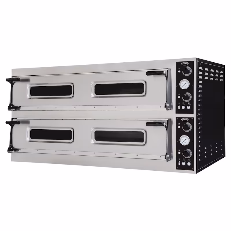 Combisteel pizza oven with 2x4 heating plates and 2x6 pizzas Ø400mm 400V