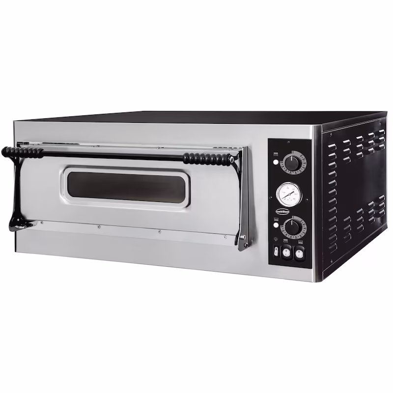 Combisteel pizza oven with window for 6 pizzas Ø320mm and 400V