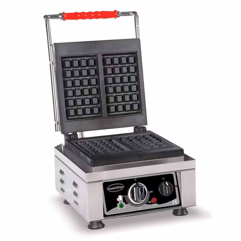 Combisteel waffle iron Brussels waffles stainless steel