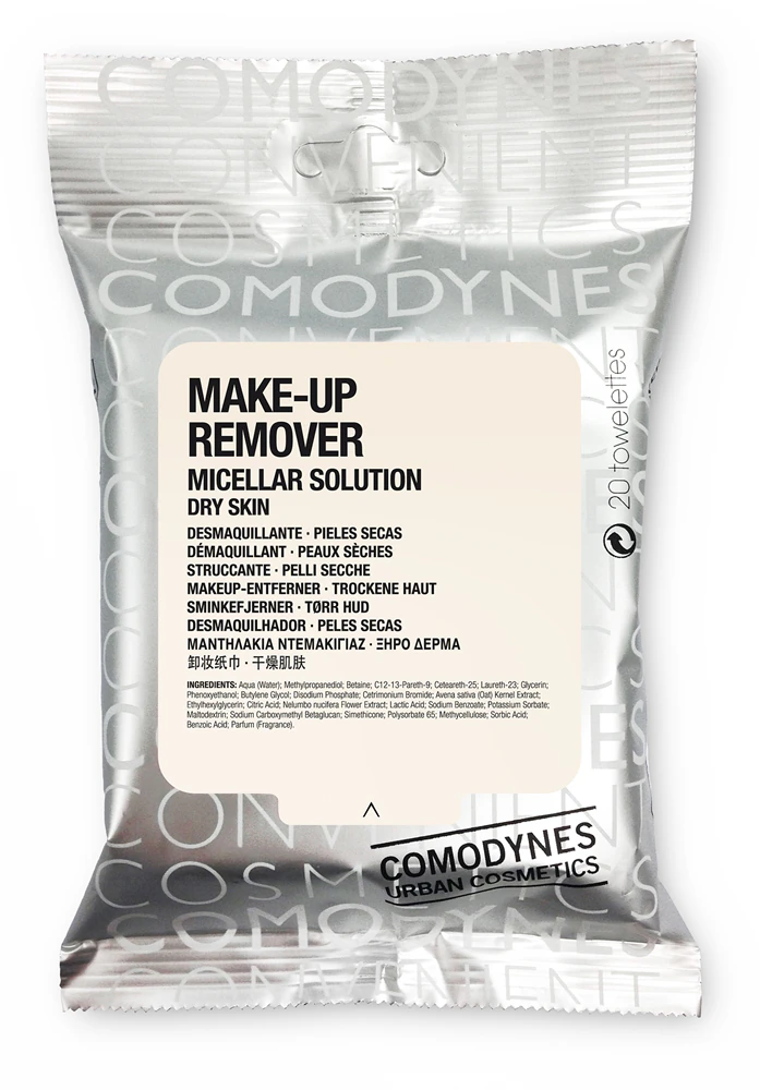 Comodynes Make-up Remover Micellar Solution make-up remover wipes for dry skin