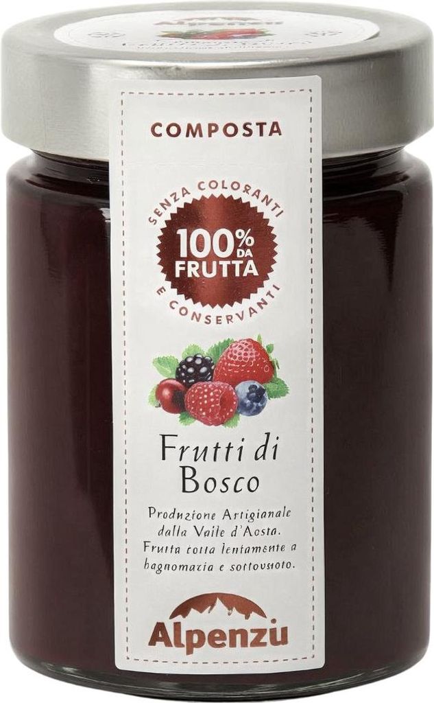 100% Wild Berry Fruit Spread, 350g, Alpenzu