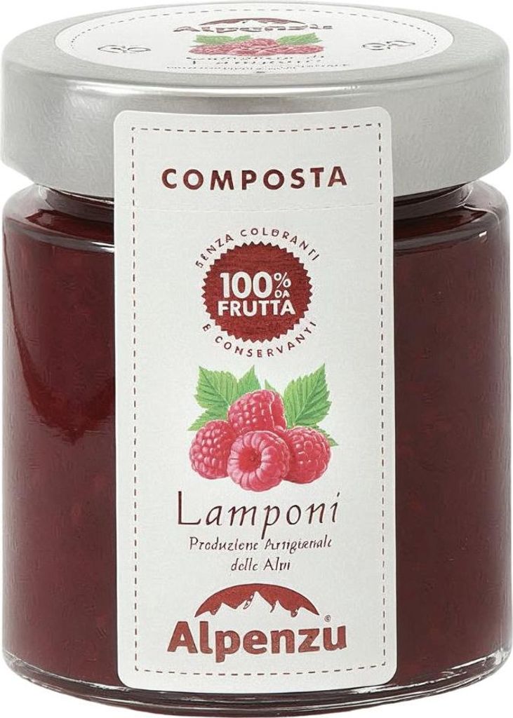 Raspberry Fruit Spread 100% Fruit, 150g, Alpenzu