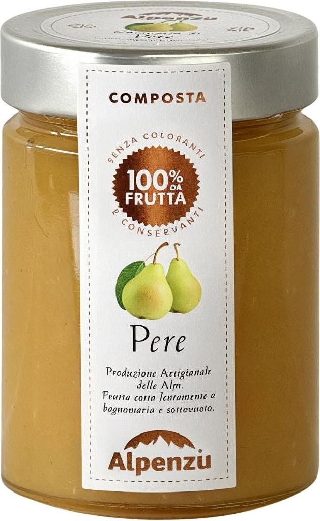 100% Fruit Pear Spread, 350g, Alpenzu