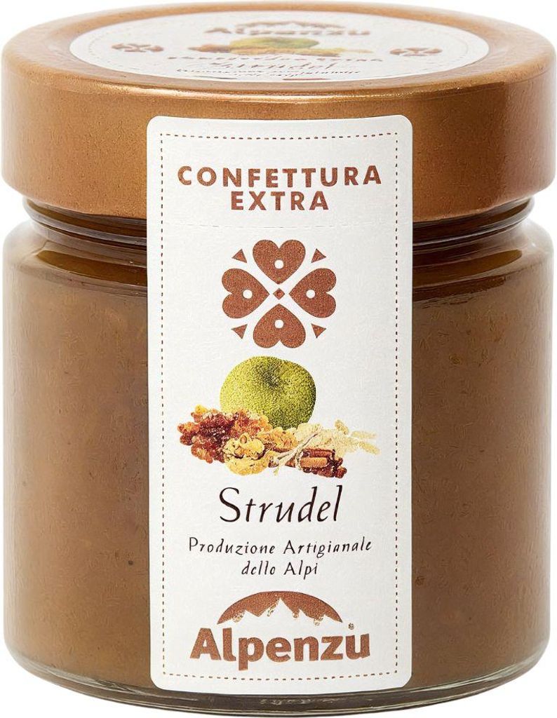 Extra Strudel Jam, Apple Strudel Jam with Renette Apples, 270g, Alpenzu