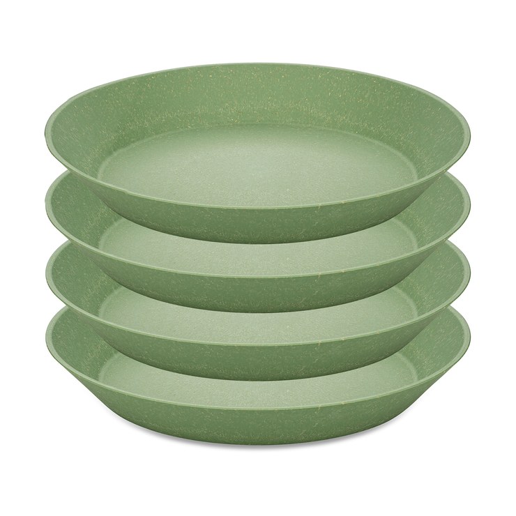 Koziol Connect deep plate Ø24cm pack of 4