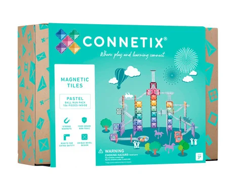Connetix Marble Run Set, pastel, 106 pieces 2.21 kg